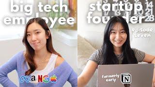 day in the life in tech | google perf reviews, solo founder journey, finding career north star