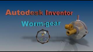 Lesson in Autodesk Inventor, Worm Gear for DIRECT Extruder 3D Printer