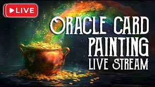 June Oracle Card Painting, Art Witch Wednesday Live Stream - Magical Crafting