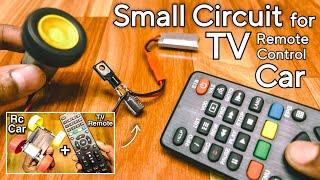 How to Make Receiver Circuit for TV Remote Control Car and Boat!!