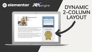 How to Build a Dynamic Two-Column Layout (Elementor & JetEngine)