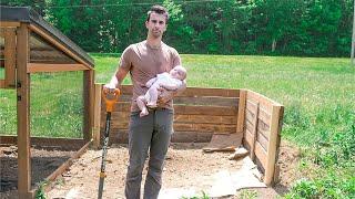 Man and Baby Turn Kitchen Scraps To Garden Gold