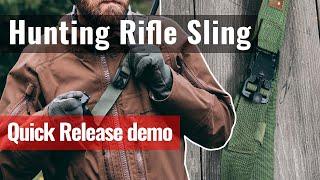 Demo: Quick Release Hunting rifle sling