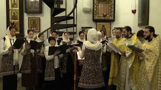 "Добрий вечiр тобi" (Рождественская колядка). Храм Святителя Николая в Голутвине. 07.01.2022.