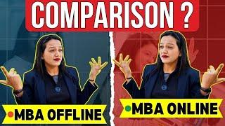 Online MBA Vs Offline MBA Best Option In 2024  Pros & Cons Offline/Online MBA#mba #mbaadmissions