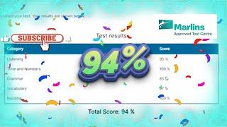 Marlins Test For Seafarer Score 94%