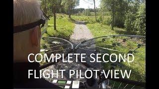 chAIR -Manned multirotor Episode 22 -Second flight pilot view only Axel Borg