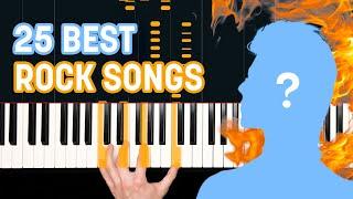 Top 25 Classic Rock Songs on Piano 