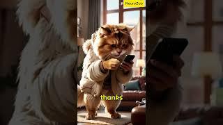 This Beautiful Cat is Happy today | NeuroZoo #Shorts