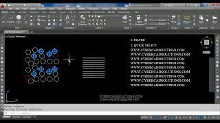 How to FILTER objects And QUICKSELECT in AutoCAD