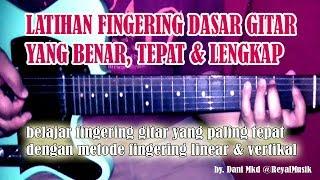 Belajar Gitar Teknik SENAM JARI - Cara Bermain Fingering Dasar Yg Benar & Lengkap Untuk Pemula