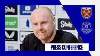 WEST HAM V EVERTON | Sean Dyche's press conference | GW11