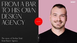 A success story on starting a design agency with no money - Interviewing Stefan Tosic from Bazen