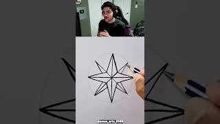 HOW TO DRAW A STAR #shorts