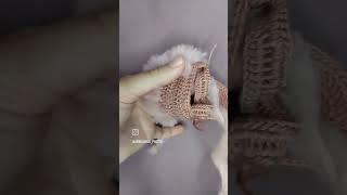 Пинетки крючком, вязаные пинетки