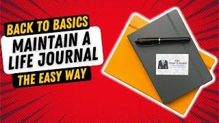 KEEPING A JOURNAL | BACK-TO-BASICS SKILLS FOR MEN