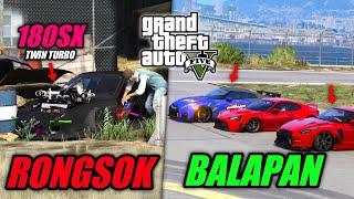 AKU MENEMUKAN MOBIL JDM LANGKA TWIN TURBO & BALAPAN MELAWAN GTR DI GTA 5