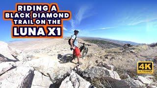 Luna Cycle X1 | Riding a Black Diamond Trail | Shark Ridge Trail | Las Vegas NV