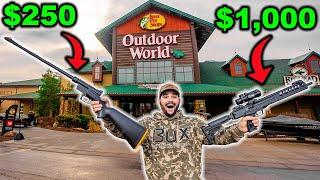 CHEAP vs EXPENSIVE Bass Pro Shops CHALLENGE!!! (Surprising Result)