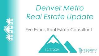 Denver Metro Real Estate Update December 9, 2024