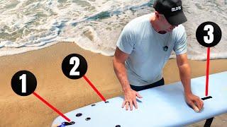 3 EASY Steps to Set Up Your Surfboard RIGHT (Don't Make This Mistake!!)