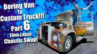 Chassis Swap - Chevy Van to International Loadstar - Part 6