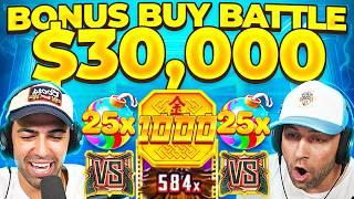 I did a $30,000 BONUS BUY BATTLE vs @mascoobss & we got some CRAZY WINS!! (Bonus Buys)