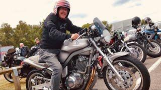 PATHFINDER CAFE MOTORCYCLES TODAY & Watch to the END for a VINCENT Grand Finale - BLACKBUSHE Airport