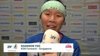 Shannon Yeo from Singapore has a message for their fans back home - 2019 Women's WFC