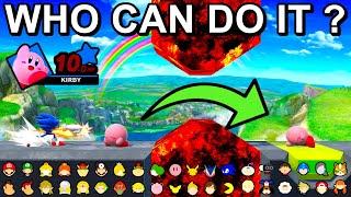 Who Can Get 10HP Kirby Through The Lava WITHOUT A K.O. ? - Super Smash Bros. Ultimate