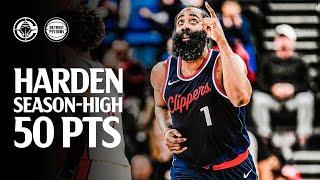 James Harden WENT OFF for 50 Points vs. Pistons Highlight | LA Clippers