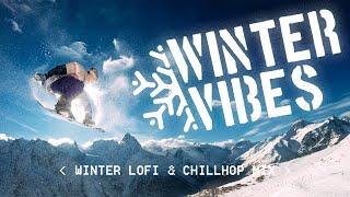 Winter Vibes ️ lofi hip hop & chillhop beats w snowboarding clips | 1h chill winter lofi playlist