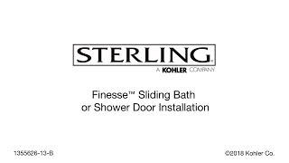 Installation - Finesse Sliding Bath and Shower Doors