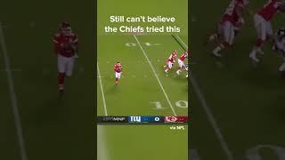 Can the Chiefs pull off this INSANE play? #shorts