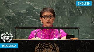  Indonesia - Minister for Foreign Affairs Addresses United Nations General Debate, 78th Session