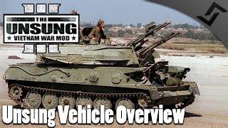 Vehicles & Tanks Showcase - ARMA 3 - Unsung Vietnam Mod Gameplay