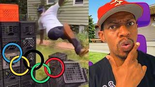 Kenyon Long Reacts To Milk Crate Challenge