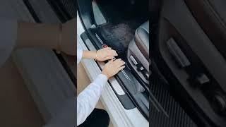 Custom car door sill protection stickers for Toyota