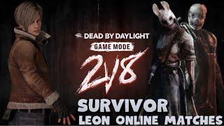 Dead by Daylight 2V8 Survivor - Leon Online Matches #1