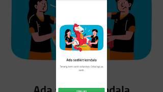 There is a slight problem with the Gojek driver application #gojekindonesia #gojek #shortfeed#shorts