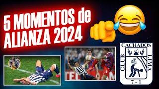 TOP 5 - Momentos MAS GRACIOSOS de Alianza Lima en el 2024 || La perr de América