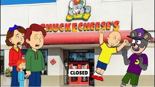 Caillou Beats Up Chuck E Cheese And Gets Grounded