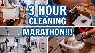 EXTREME CLEAN WITH ME MARATHON | OVER 3 HOURS OF CLEANING MOTIVATION