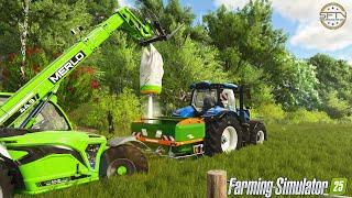 Farming Simulator 25: Building My perfect Beef Farm | So many plans, Halted by the big storm! #23