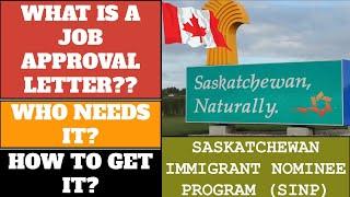 Unlocking Your Path to Saskatchewan: The SINP Job Approval Letter Explained