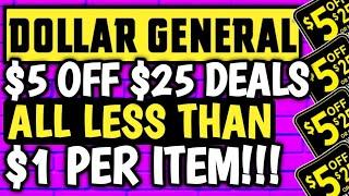 $.14 EACH!!$5 OFF $25 SCENARIOSDOLLAR GENERAL COUPONING THIS WEEKCRAZ-E DG DEALS