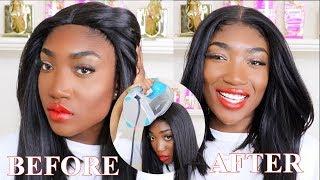 HOW TO MAKE A 20$ SYNTHETIC WIG LOOK NATURAL | For Beginners