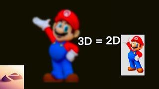 2D to 3D I how to sculpt Mario on Nomad sculpt app II Timelapse