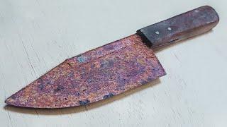 Small Rusty Knife Restoration | ASMR | MrRefurb