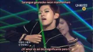 [Comeback Stage] U-KISS - Man man ha ni (Sub Esp.Rom)